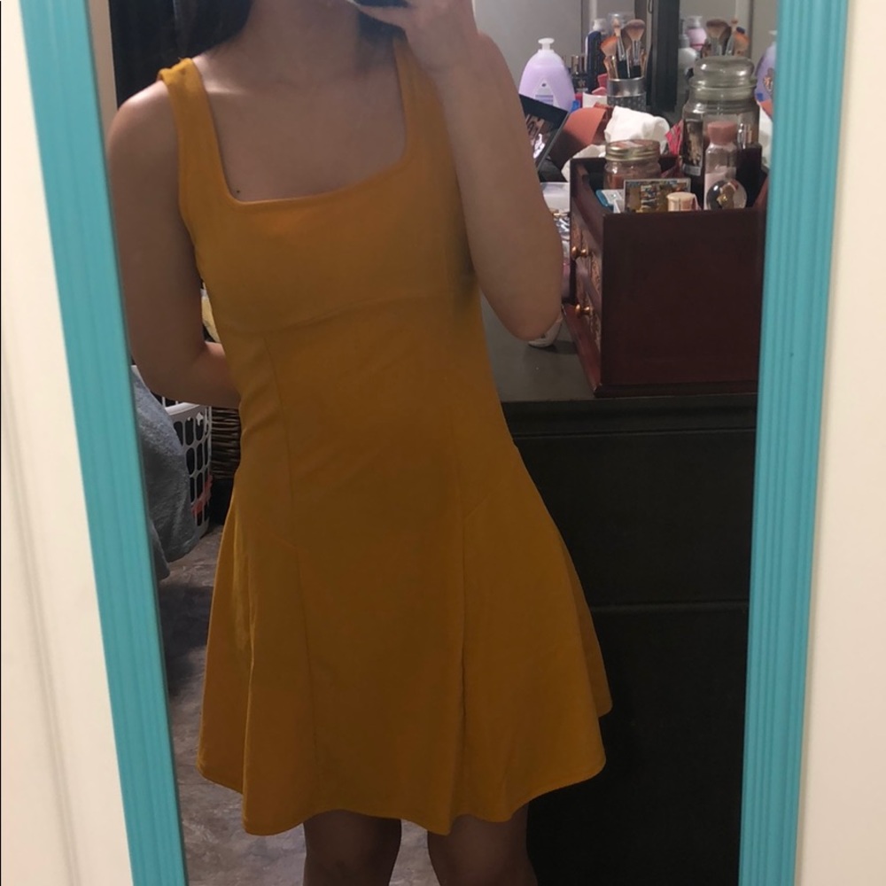 SHEIN yellow dress